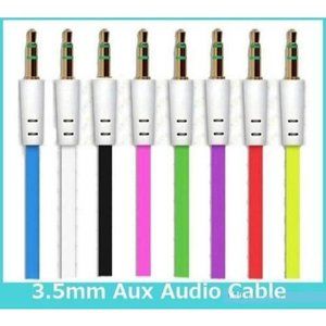 3.5mm Aux Audio Cable (Various Colors)